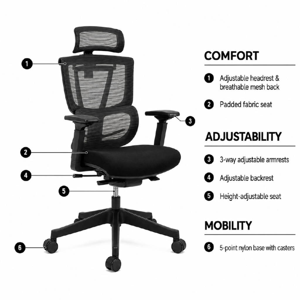 JETAIR BK Chairs Points
